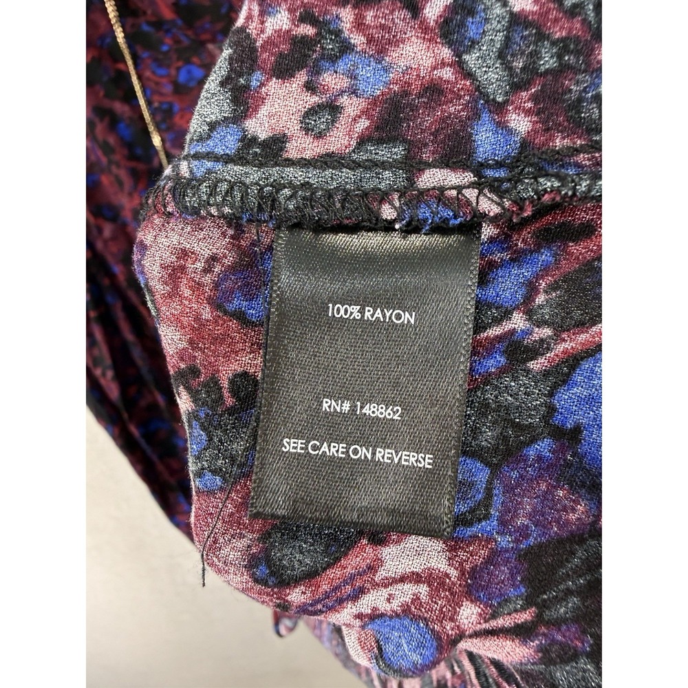 Torrid 2X Crepe Tank Top Chain Link Neck Multicolor‎ Animal Print Blouse - Picture 5 of 9